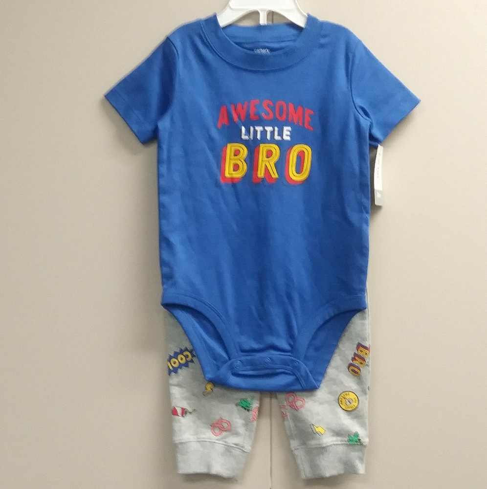 NWT.  Carter's Little Bro set